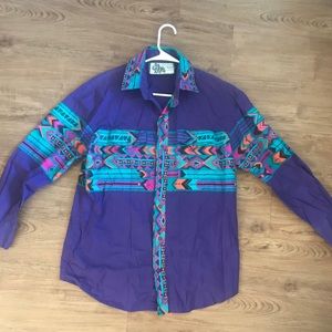 Women’s Vintage Button Down Long Sleeve